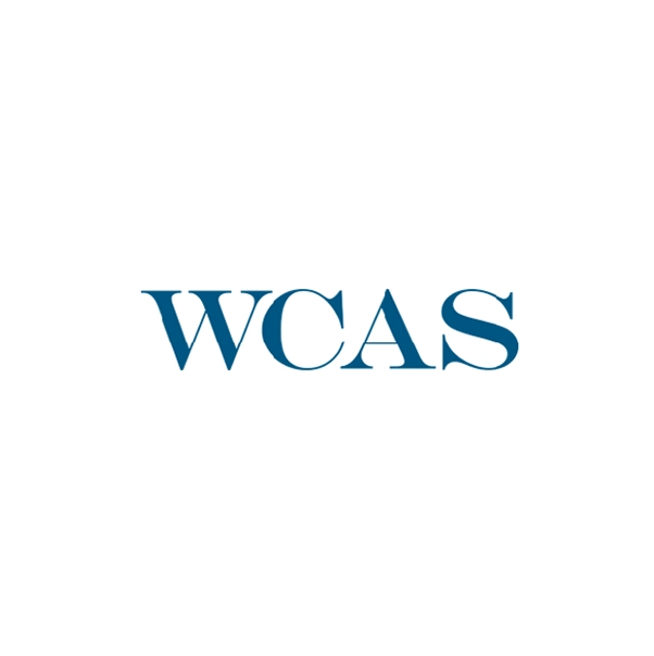 WCAS logo on black background